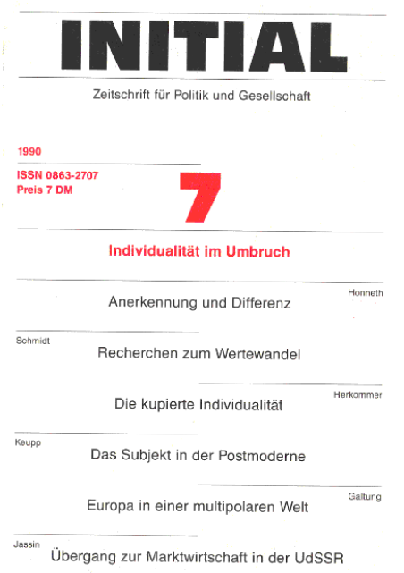 Cover von Individualität im Umbruch