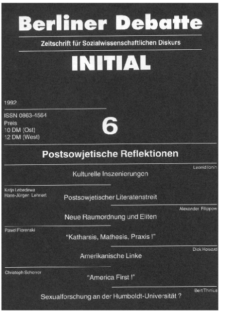 Cover von Postsowjetische Reflektionen