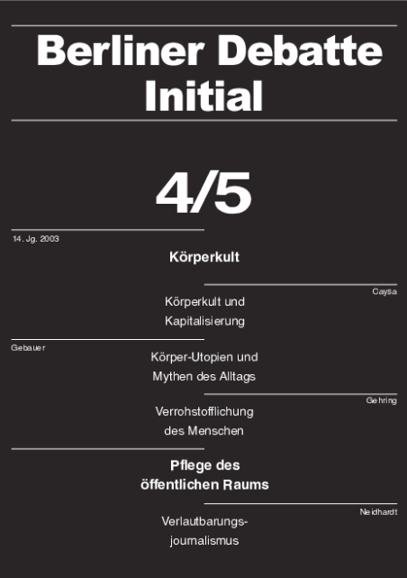 Cover von Körperkult