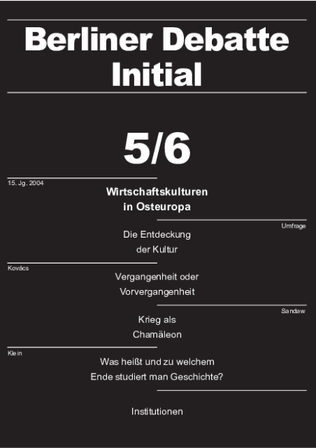 Coverbild von  Kultur als Entwicklungsvariable in Osteuropa