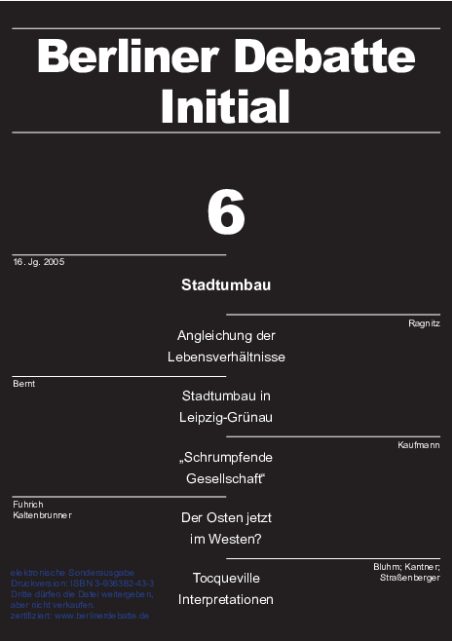 Cover von Stadtumbau