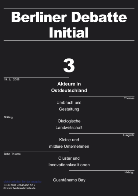 Coverbild von  Akteure in Ostdeutschland - Zwischen Adaption und Innovation