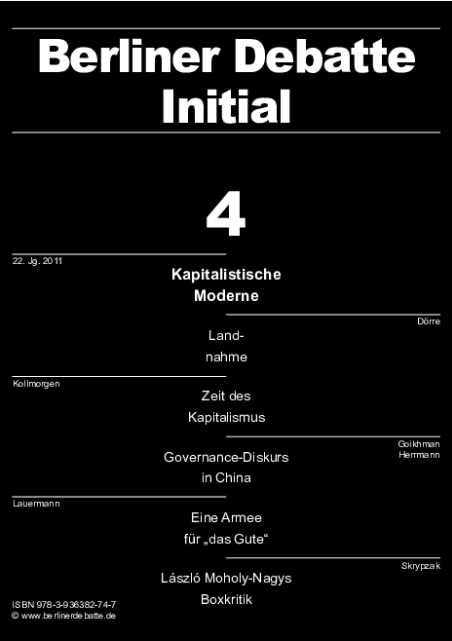 Cover von Die kapitalistische Moderne nach der Postmoderne