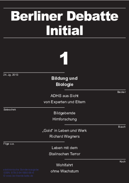 Cover von Bildung und Biologie