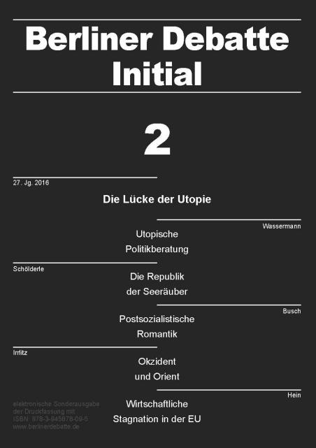 Coverbild von Die Lücke der Utopie